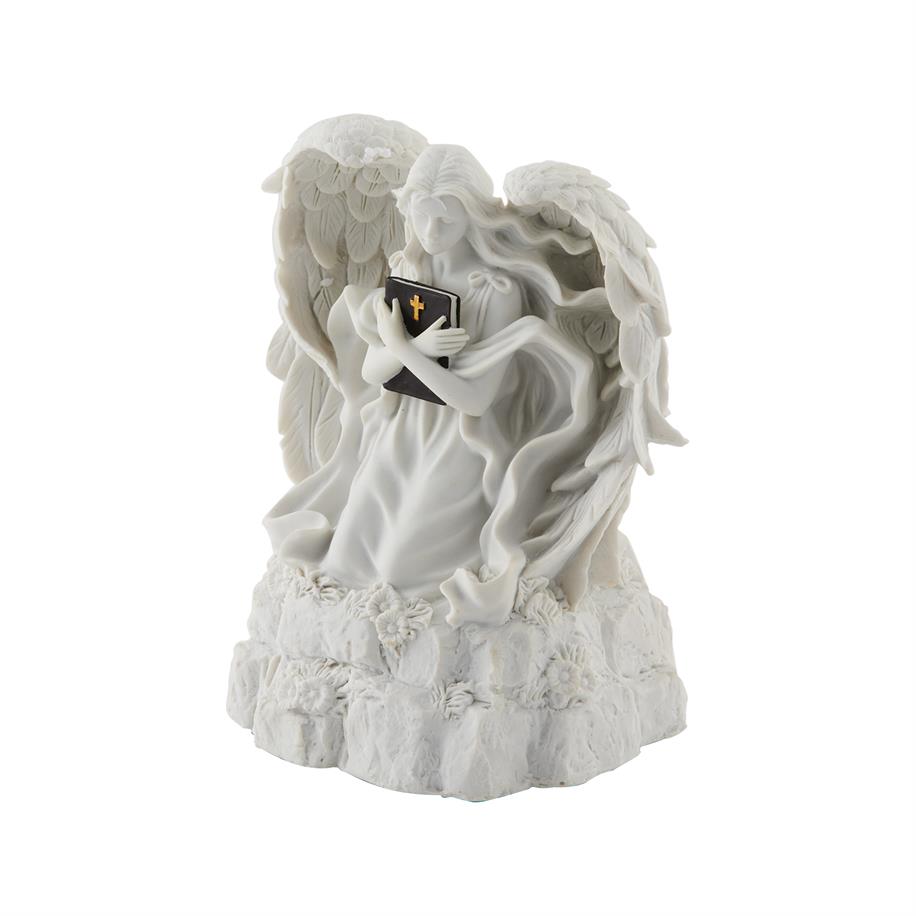 Angel Alabaster composite cremation urn